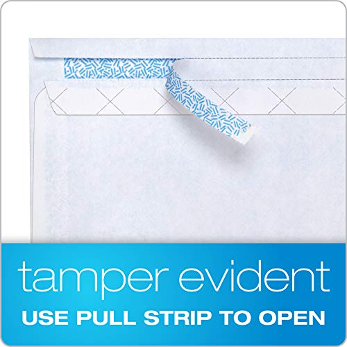 Columbian #9 Security Envelopes, 500/Box, Double Window, 3-7/8" x 8-7/8", Release & Seal Self Seal, SimplySafe Tamper Evident, White (COLO183) - Thumbnail 3