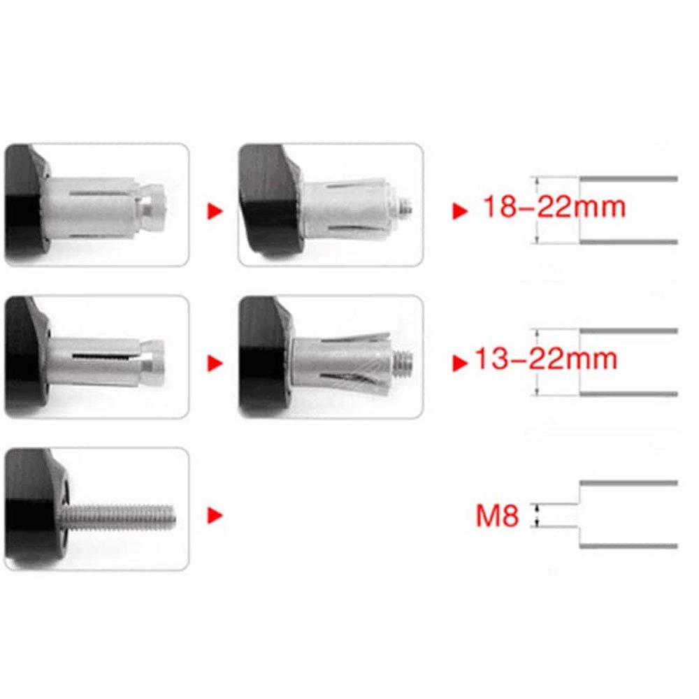 2pcs Contrappesi Manubrio Bilancieri Per Z125 Z250 Z300 Z400 Z650 Z750 Z800 Z900 Z900RS Z1000 Verde