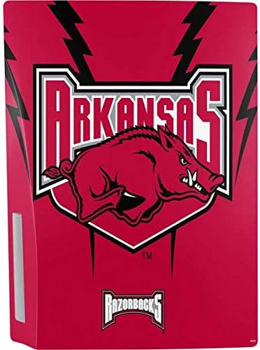 Skinit Decal Gaming Skin Compatible with PS5 Console - Officially Licensed University of Arkansas-Fayetteville Razorbacks Design