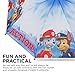 Nickelodeon Kids Paw Patrol Rain Wear, Umbrella And Poncho raincoat Set For Girls Ages 4-5, Blue