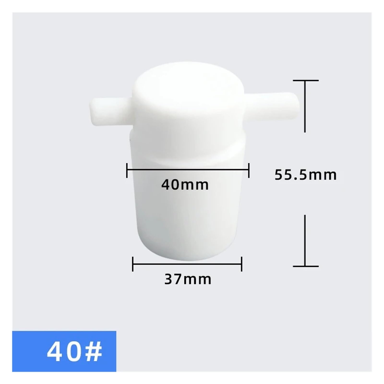Tapón estándar sólido de 6 uds con mango tapón de matraz de PTFE | Alto rendimiento de sellado(40)