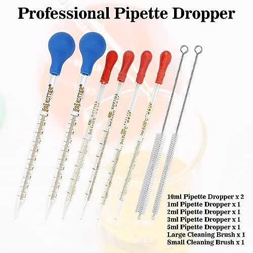 Omoojee 03 6Pcs Glass Pipettes Dropper thumb #4