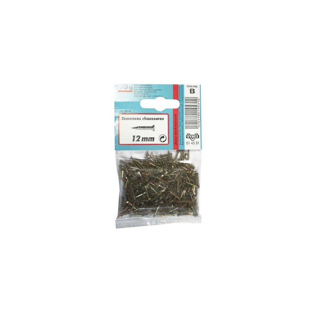 Semence pour chaussures 12mm VYNEX clous pour la restauration des bottes