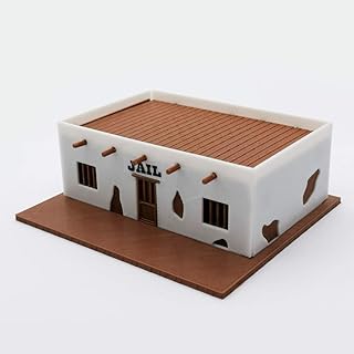 Outland Models Railway Scenery Building Old West Jail 1:87 HO Scale
