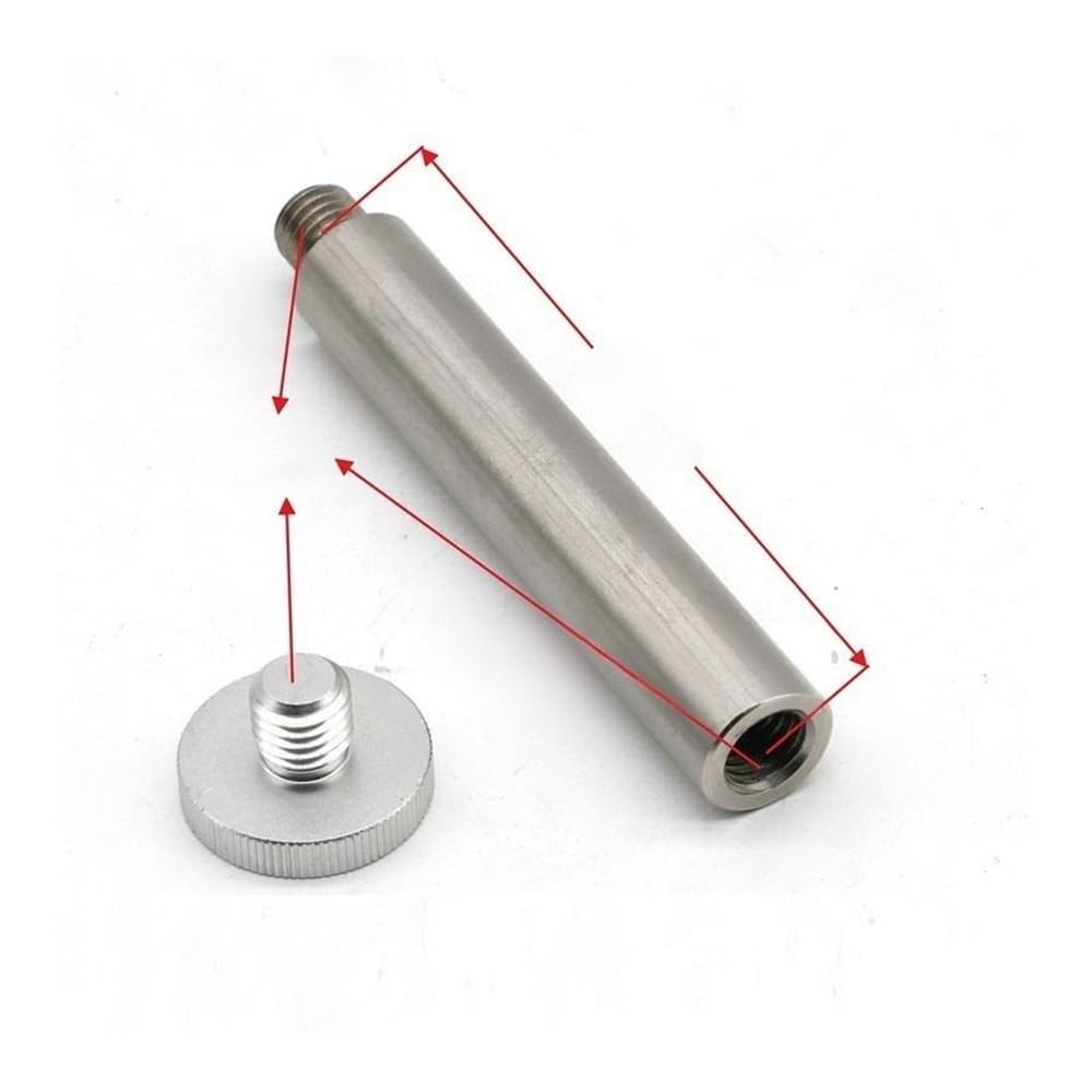 Varilla de extensión M12 universal de aluminio para equilibrar contrapesos de telescopio 8