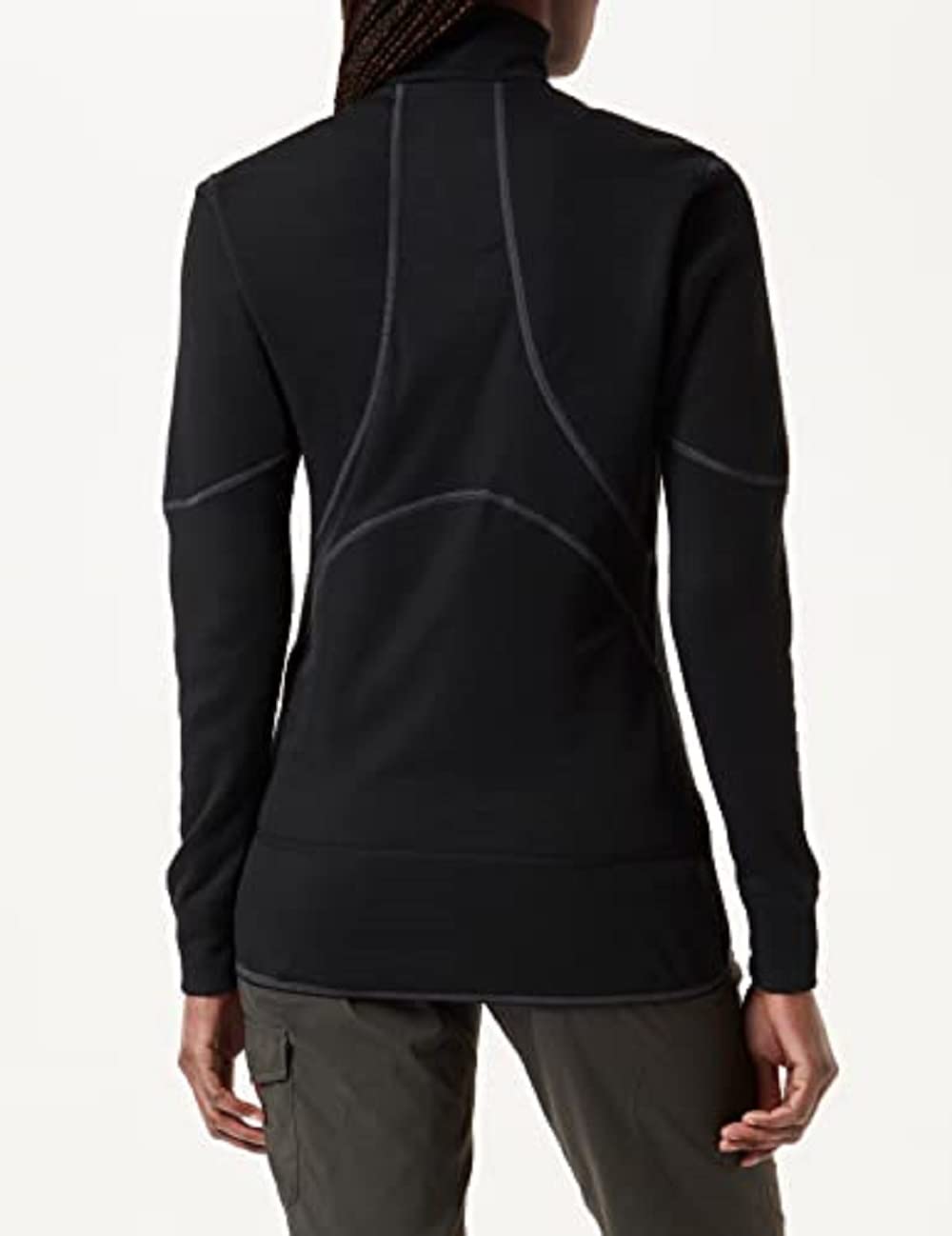 Odlo Donna Maglia Funzionale a Maniche Lunghe con Zip Active X-Warm Eco