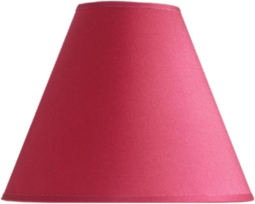 Laura Ashley SLE21107 Maylis 7.5-Inch Barrel Clip Shade, Cherry