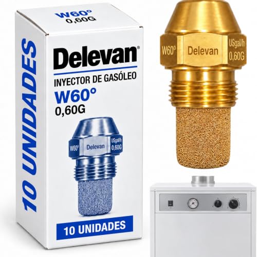 Inyector de gasoleo Delevan, Boquilla pulverizador, W60º | 0,60 gal/h