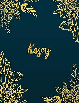 Paperback Kasey: Personalized Name Notebook/Journal Perfect Gift For Women & Girls 100 Pages A4 Book