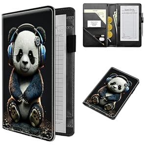 RWUTYTIUL Kellner Scheckbuch Panda Design