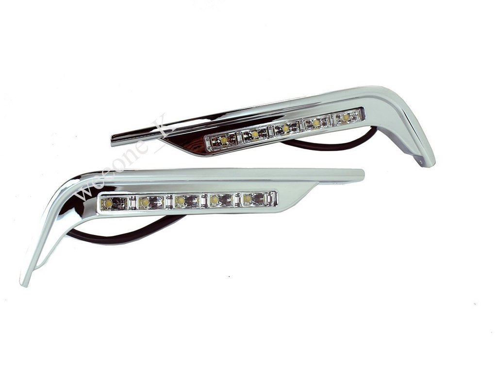 K1AutoParts L.E.D LED Daytime Running Light DRL Daylight Kit Day Driving Fog Lamp For Toyota Fortune