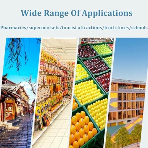 Automatic Stainless Steel Swing Gate - 90° Opening 2-Way Access Doors for Market Entrance, Secure Barrier Solution for Library & Store Security Control