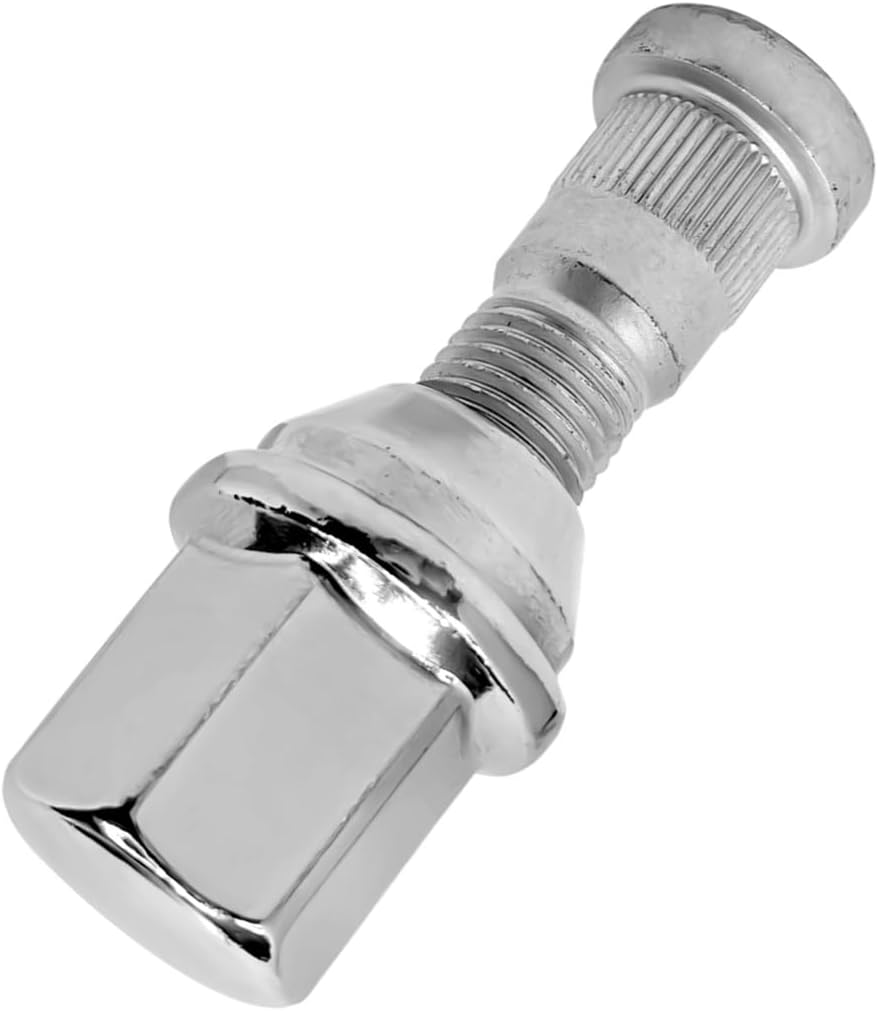 10PCS M14x1.5 Chrome Wheel Lug Stud Nut Set Compatible with 2011-23 Jeep Grand Cherokee Wrangler Gladiator Ford Mustang Ram 1500 2500 3500 Dodge Durango Challenger Charger