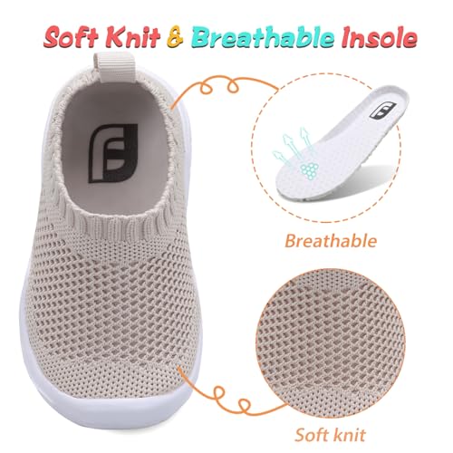 Image of JOINFREE Toddler Boys Girls Sneaker Slip On Shoes Kids Lightweight Breathable Walking Shoes
