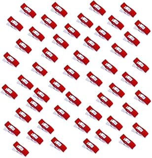 PANYTOW Sewing Clips,Multipurpose Sewing Quilting Clips Plastic Quilting Crafting Clips,Wonder Clips for Dressmaking Crafting,Red (50 Pack)