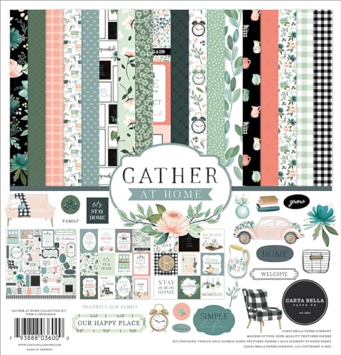 Gather At Home Carta Bella kit pour créer un album souvenirs