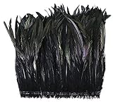 BLACK COQUE Rooster Tail Feathers: 4-7