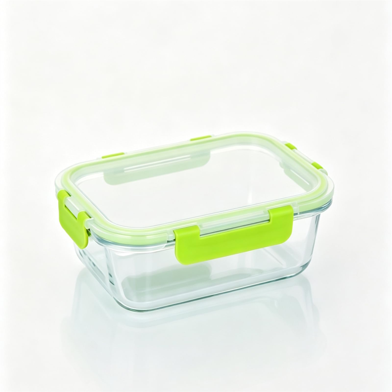 Scatole portaoggetti per congelatore, multiuso, in vetro, (verde, 1040 ml
