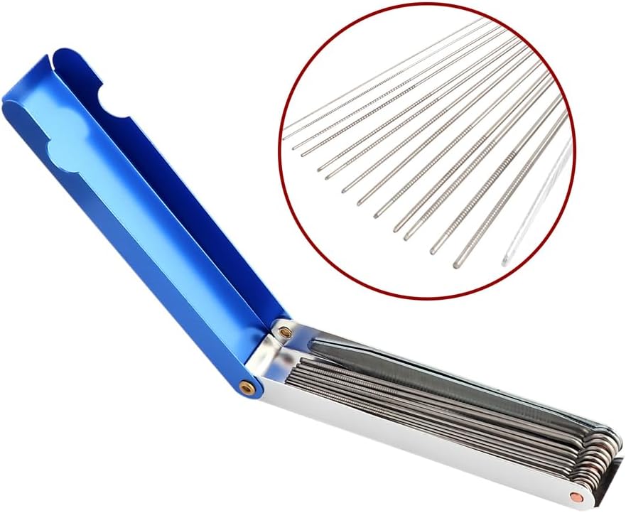 Guitar Nut Slotting File Saw Rods Slot Filing Set Needle File Luthier Tools