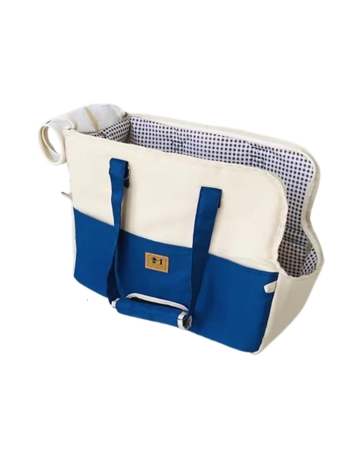 Hundesitze für Autos, Hundeautositz-Haustierträger for Katzen Hund Polyethylenschaum Baumwolle Zwischenschicht Hundeträger Katzenträger Auto(Blue)