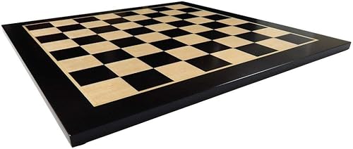 Miniatura 2 de Tablero de ajedrez Berlín - Madera de arce y haya con incrustaciones, extra grande, 19 x 19 pulgadas