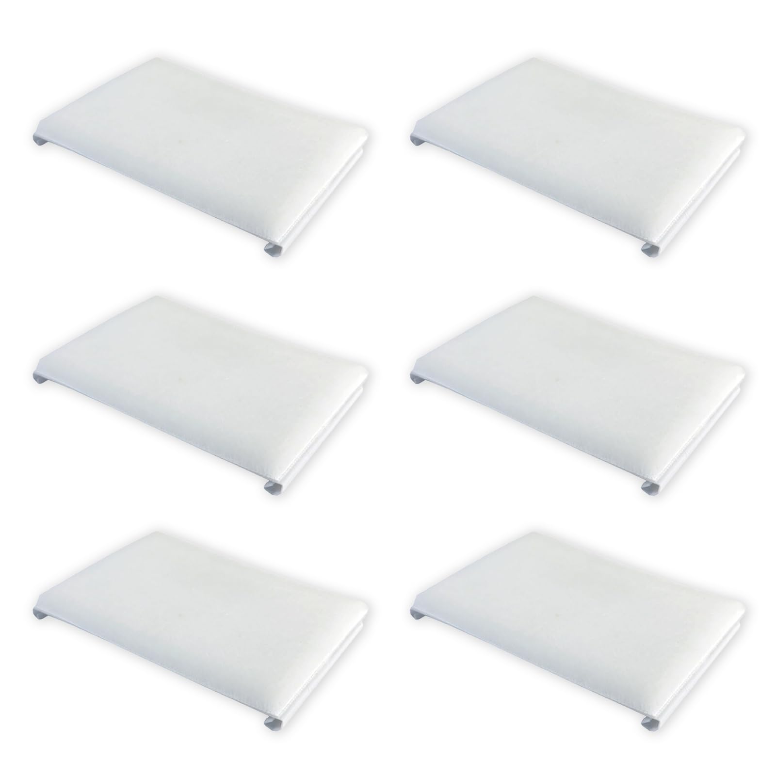 6 Almohadillas para Bordes de Pintura，Bordes Paint Edger，Almohadillas de Repuesto para Bordes de Pintura，Para Pintar Paredes en Hogar（12 x 9cm）