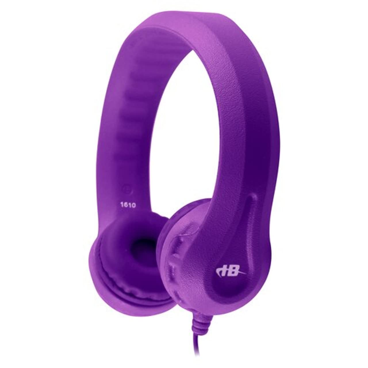 HamiltonBuhl Kid's Durable Flex-Phones Foam Headphones Kindergarten Purple (Kids-PPL), Kids-Purple