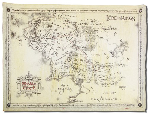 Close Up Lord of the Rings Kaart van middelaarde, Pergamentpapier