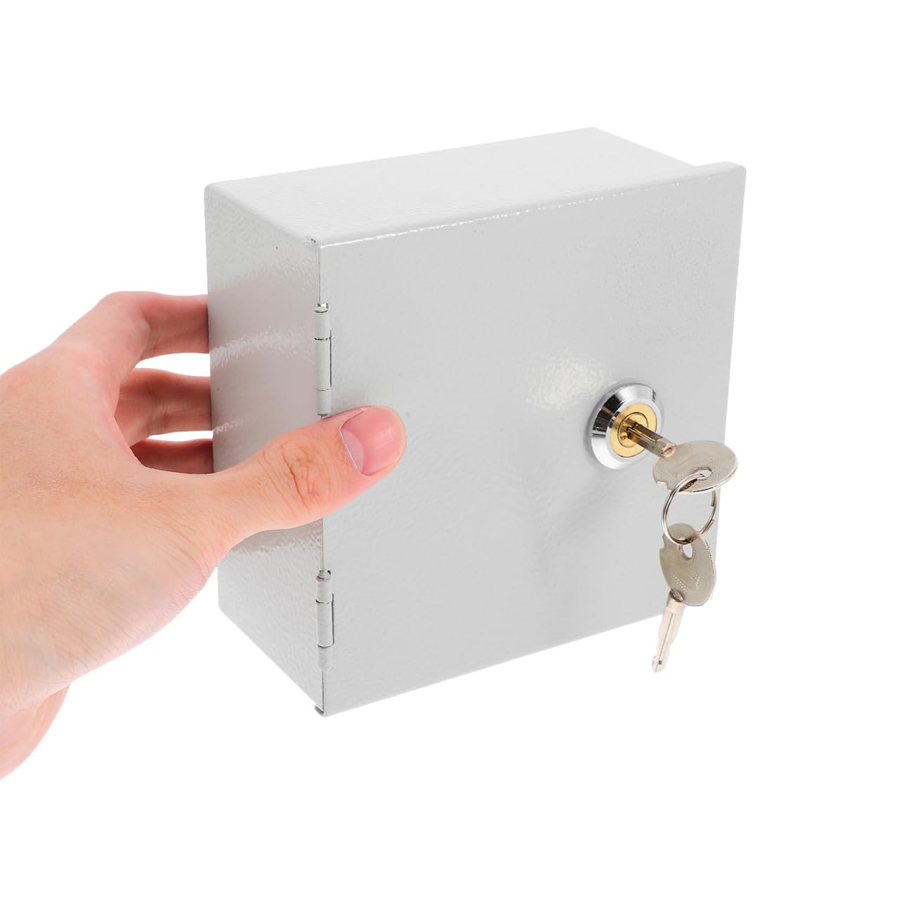 VALICLUD Boîte Électrique Murale Étanche Acier Inoxydable avec Serrure Boîtier de Protection Vandalisme pour Prises Électriques Extérieures et Intérieures Résistante Aux Éclaboussures et