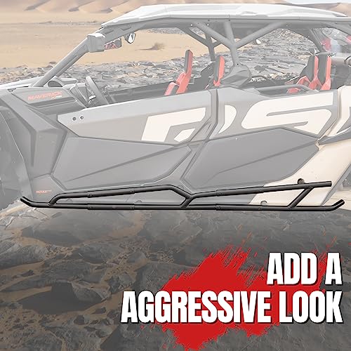 Barras Nerf laterales negras para Can Am Maverick X3 2017-2022 4