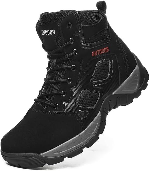 New Tactical Mens Desert Combat Boots Work Safty Shoes Leather Boots Waterproof Ankle Boot Men's Hunting Shoes Size 47