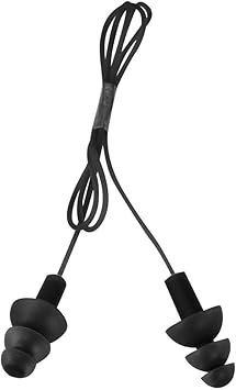 Amazon 水泳イヤープラグ 耳栓 防水 耐久性 シリコン 3色 スイミング 用具 コード付き 黒 Dwawoo 耳栓 ノーズクリップ