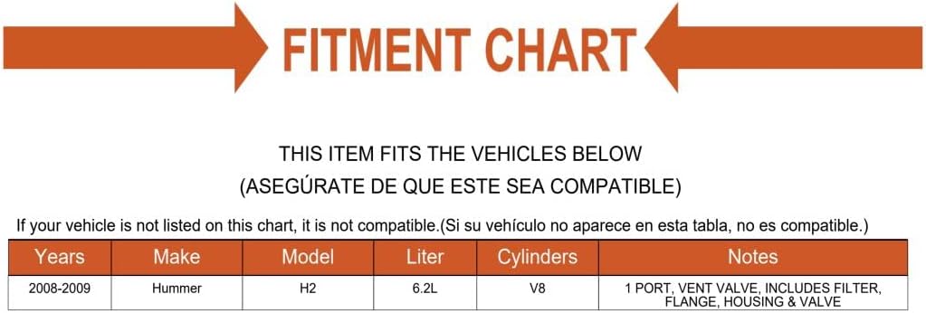 GM Vapor Canister Purge Solenoid Valve Fits Chevrolet GMC
