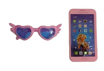 SIZZLER TOYS Present Musical Toy Telephone Mobile with chasma (Goggles) Set for Girls Kids / Musical and Sound Toy Mobile