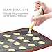 Glitz Star Silicone Bread Baking Mat Non Stick Oven Liner Perforated Steaming Mesh Pad For Full Size Cooking Sheet,22.4X14.6inch