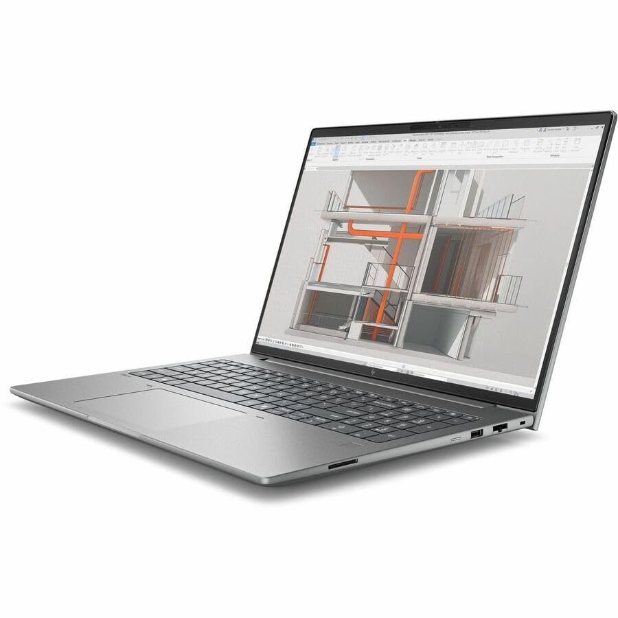 Image of HP ZBook X G2i 16 inch Copilot+ PC Mobile Workstation - WUXGA - 60 Hz - Intel Core Ultra 7 Series 3 366H - 64 GB - 1 TB SSD - English Keyboard - Meteor Silver - Intel Chip - 1920 x 1200 - Windows 11 Pro -