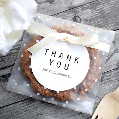 VKTY Sacchetti trasparenti in cellophane per