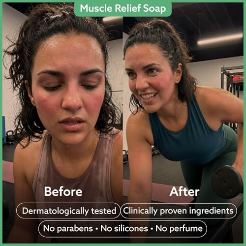 Image of Clarity Labs Muscle Relief Soap + Detan Brightening Soap (Pack of 8) || Detan Brightening (Pack of 4) + Muscle Relief (Pack of 4) || The Bar by Clarity labs