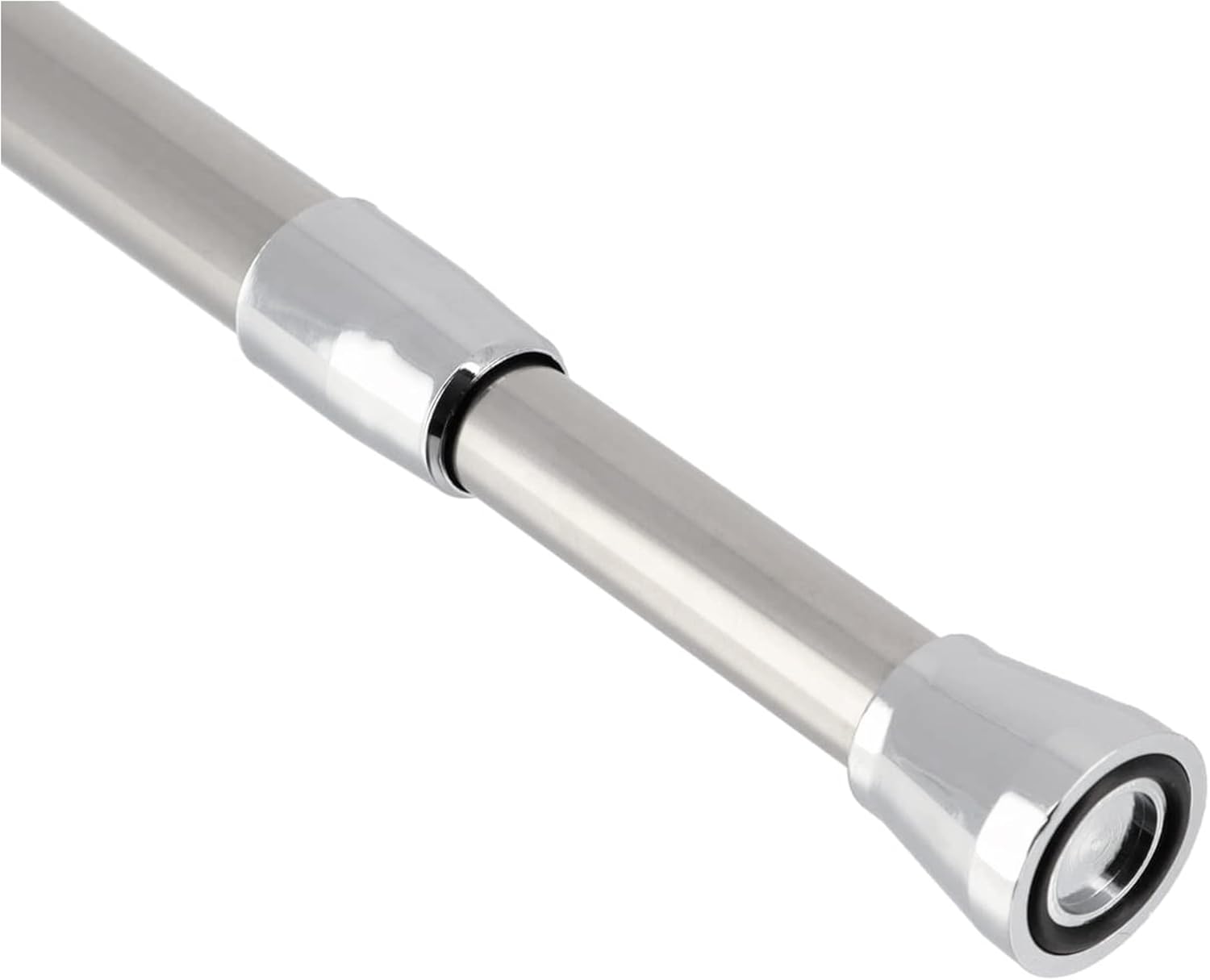 Tension Adjustable Shower Curtain Rod 28-47 Inches Stainless Steel Chrome