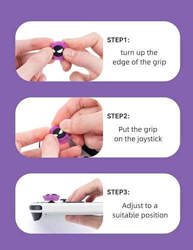 4PCS Cute Shockproof Monster Switch Luminous Thumb Grip Caps for Switch Lite & Switch & Switch OLED,
