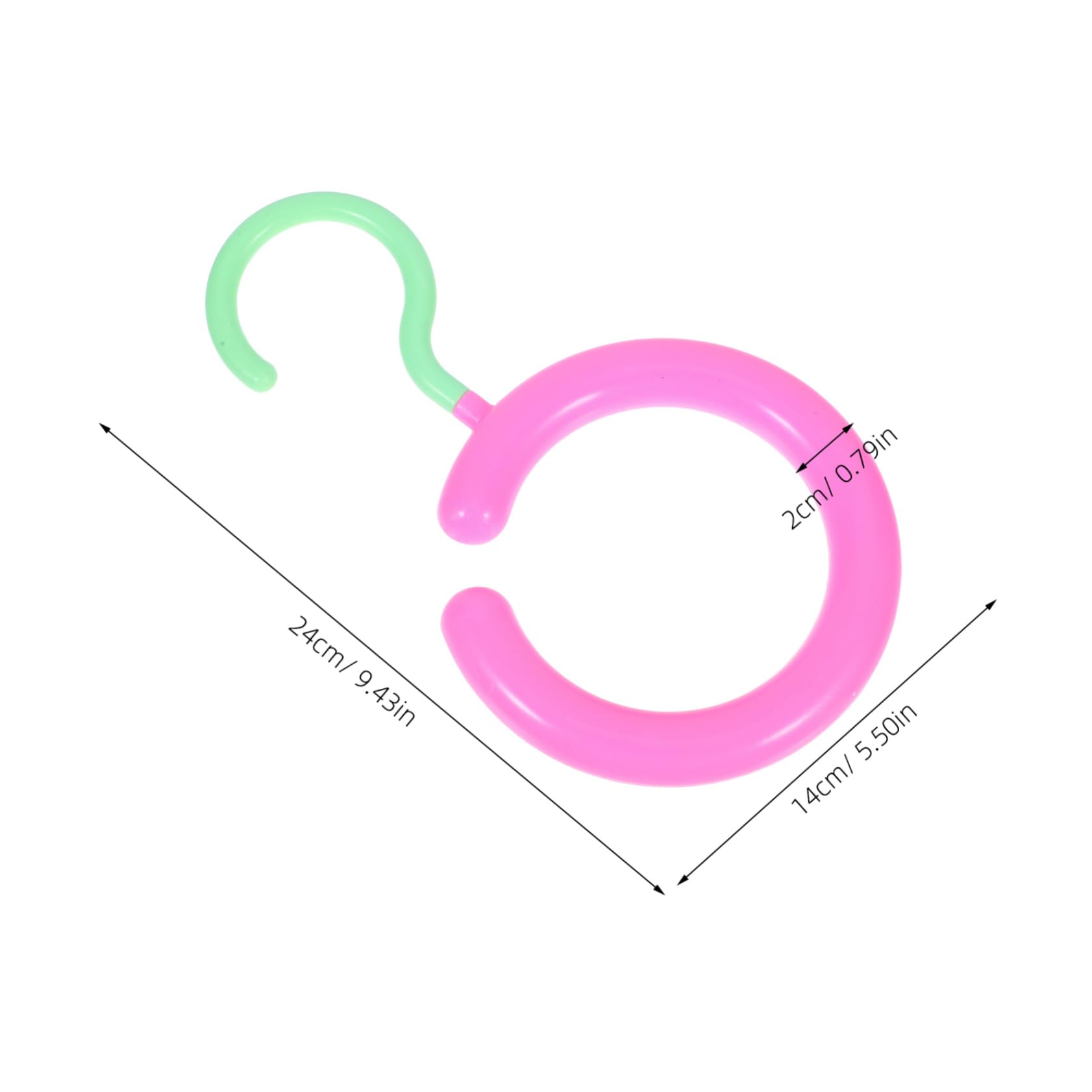 PRETYZOOM 10pcs Multifunctional Scarf and Belt Hanger for Closet Non Slip Round Organizer Rack for Scarves Ties and Purses Space Saving Storage for Bedroom Wardrobe