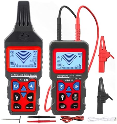 NOYAFA NF-826 Underground Cable Locator, Breakpoint Locator Tracker