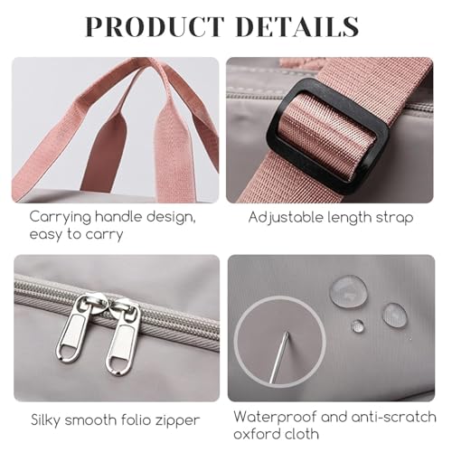 Personalized Weekender Bags for Women Men Boys Girls,Personalized Duffle Bag Embroidered Name,Custom Large Capacity Travel Bag,Gym Strap Duffle Bag for Teens,BridesmaidGroomsmen Gifts (Large)3