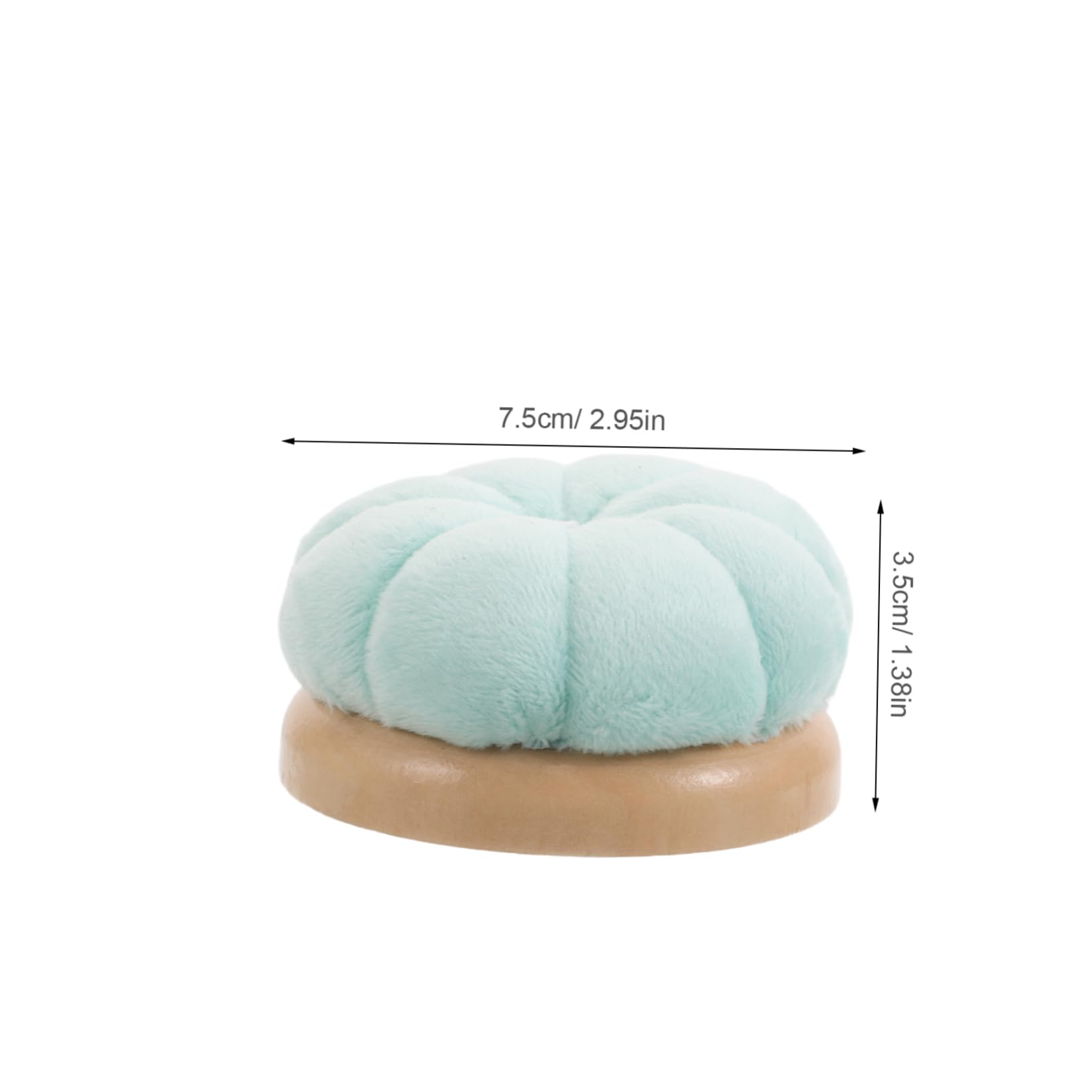 ERINGOGO 2Pcs Cute Pumpkin Shaped Sewing Pin Cushion Holder Portable Multi Functional Needle Organizer for Embroidery Crafts for Travel Home Use