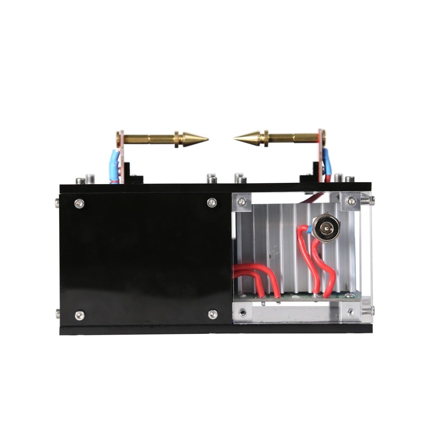 Kit de bricolaje de altavoz Bluetooth de arco de plasma, proyecto de práctica de soldadura con LED y conector de audio de 3.5 mm para aficionados