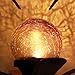 VCUTEKA Solar Lights Outdoor Metal Garden Stake Waterproof Crackle Glass Globe Garden Decor Hummingbird for Pathway, Lawn, Patio, Yard