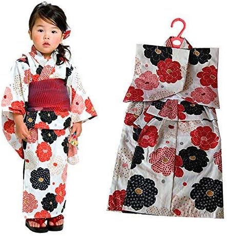 未使用タグ付 アナスイミニ レトロローズ浴衣 110cm セパレート 女の子