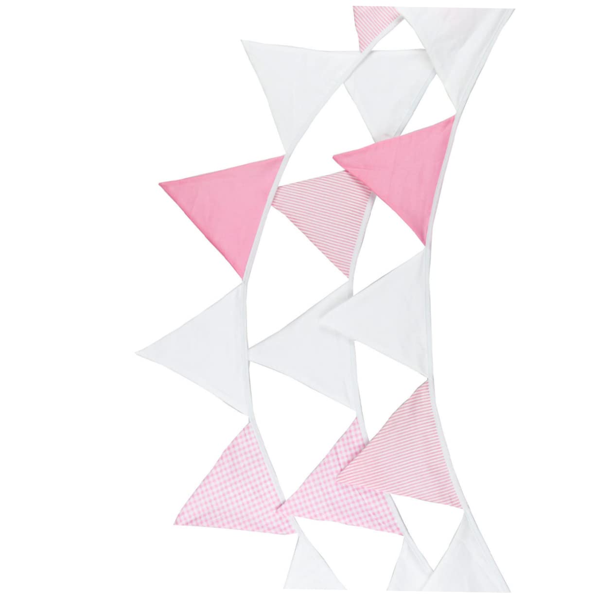 Abaodam 3 Piezas Guirnaldas Boda Cumpleaños Empavesado Pancarta Multicolor Banderín Tela Blanca Pancartas Rosas Decoración Ducha Fiesta Tela Algodón Fiestas Chic Triángulo Para