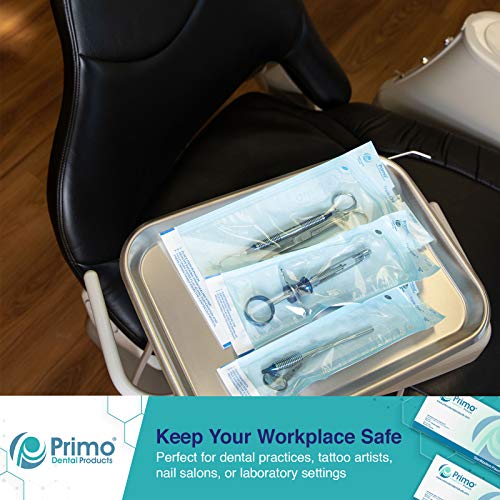 Primo Dental Products Sp350 Self Seal Sterilization Pouches - Autoclave Sterilizer Bags For Dental Tools- Sterilization Bags For Nail Technicians & Tattoo Artists- Size: 3.5 By 10 Inches- Pack Of 200 #TOP1