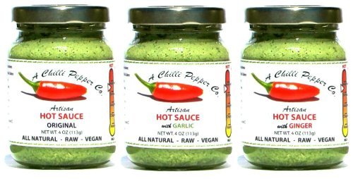 Artisan Hot Sauce - All Natural - Raw - Vegan - Hand made in Santa Barbara (Mixed Case)